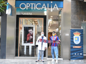 Opticalia en Talavera y el CD Cazalegas-Ebora Formación sellan un acuerdo de patrocinio con visión de futuro.